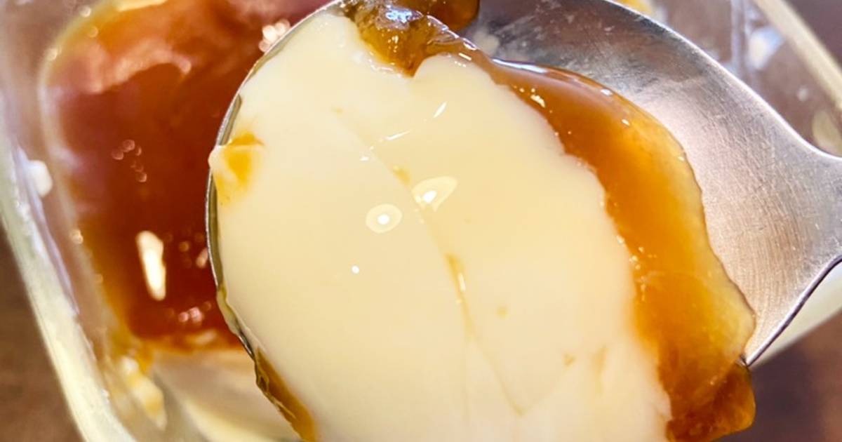 Bánh flan không trứng không hấp không sợ mặt rỗ