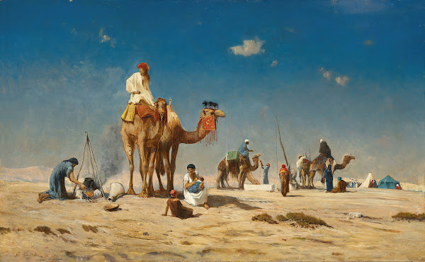 Travellers in the desert 1868