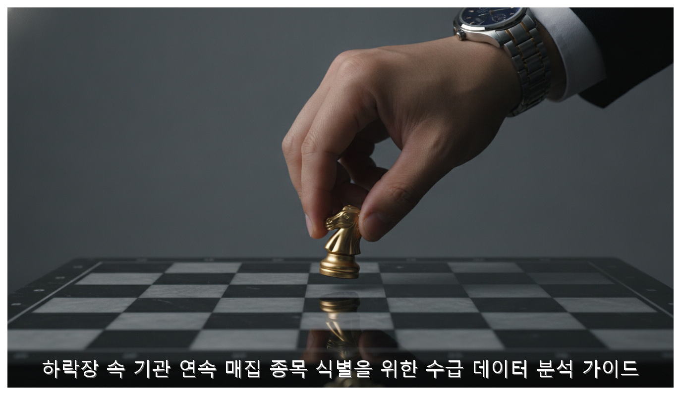 하락장 속 기관 연속 매집 종목 식별을 위한 수급 데이터 분석 가이드 핵심 안내 및 분석 인포그래픽 (6)