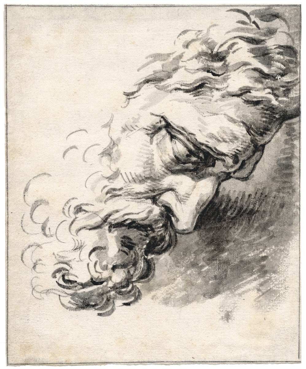 Head of the Hercules Farnese seen in profile