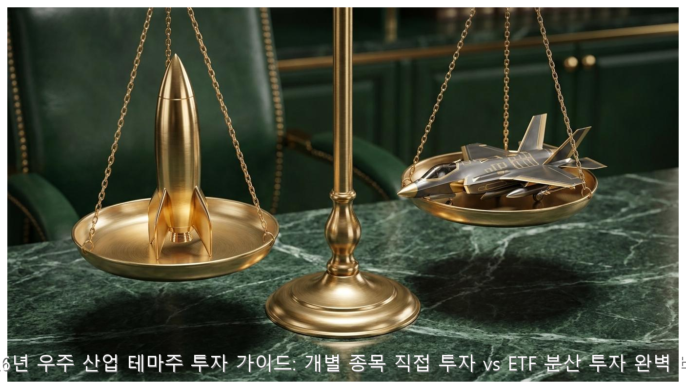 2026년 우주 산업 테마주 투자 가이드: 개별 종목 직접 투자 vs ETF 분산 투자 완벽 비교 핵심 안내 및 분석 인포그래픽 (3)