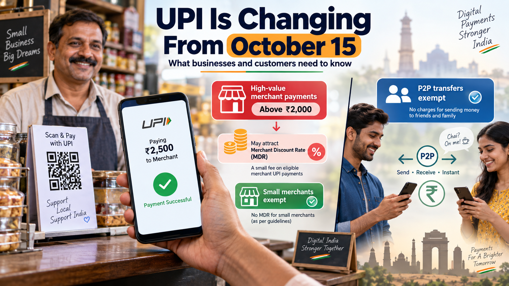 AJ Academy blog image about UPI Is Changing From October 15: What Businesses and Customers Need to Know for career and skill development students