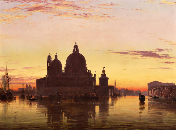 Venice Santa Maria della Salute at Sunset 1852