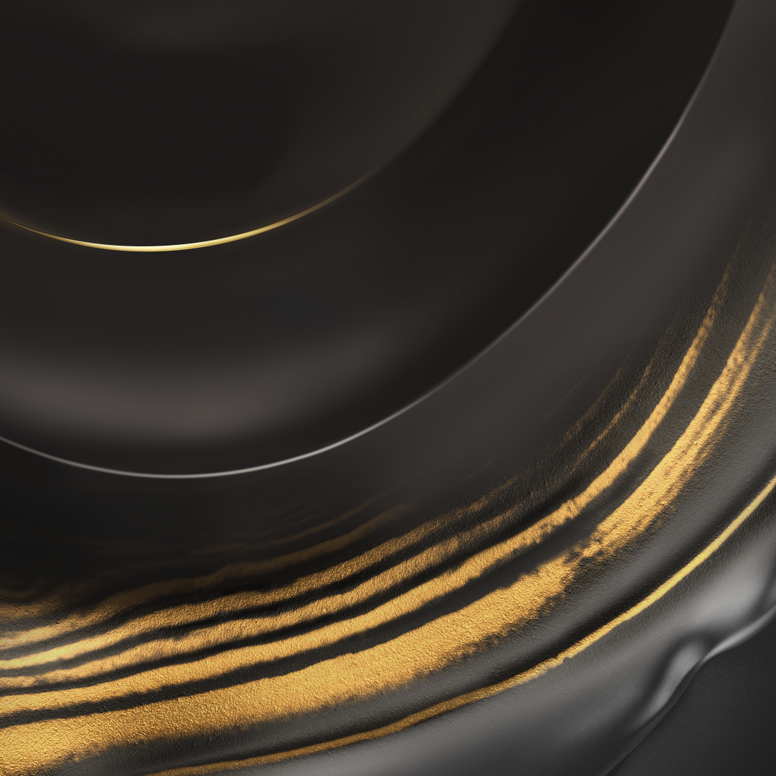 Download Abstract Gold Flowing Liquid Full HD iPhone