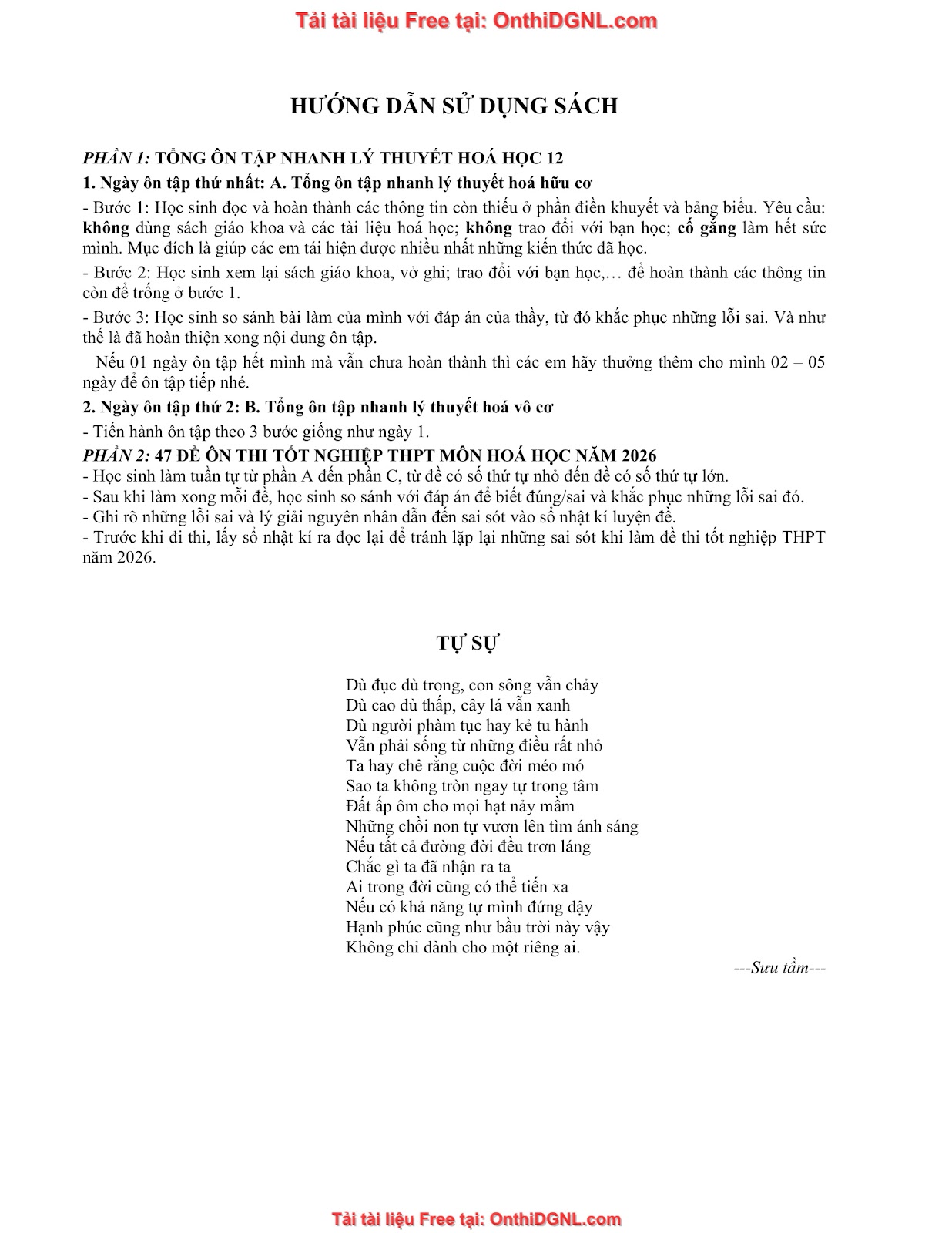 47 ĐỀ ÔN THI TNTHPT MÔN HÓA HỌC