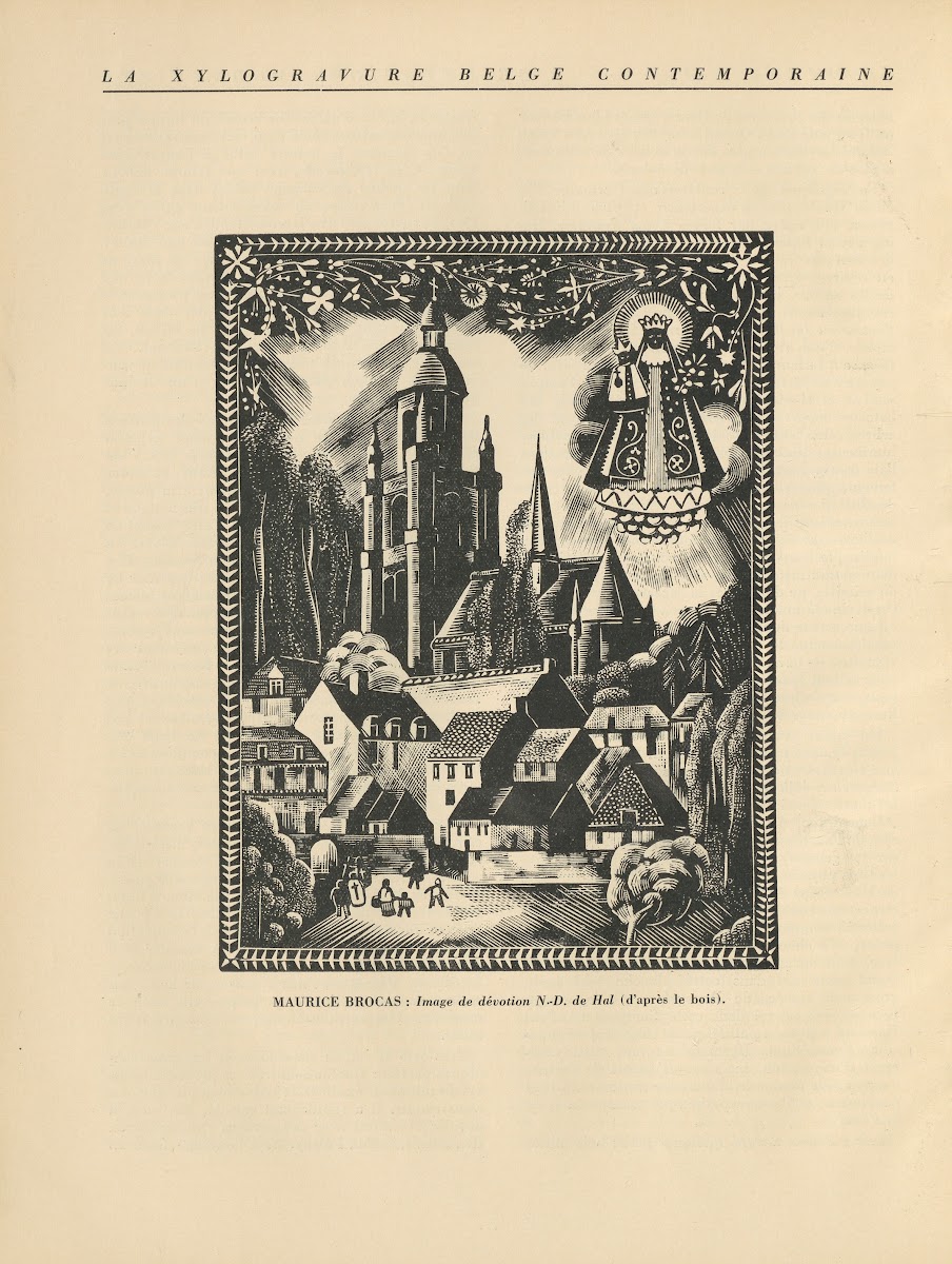Maurice Brocas  Image de dévotion 1931
