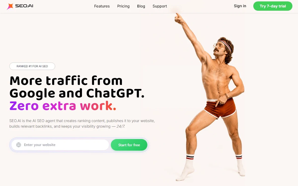 Captura de SEO SiteAI