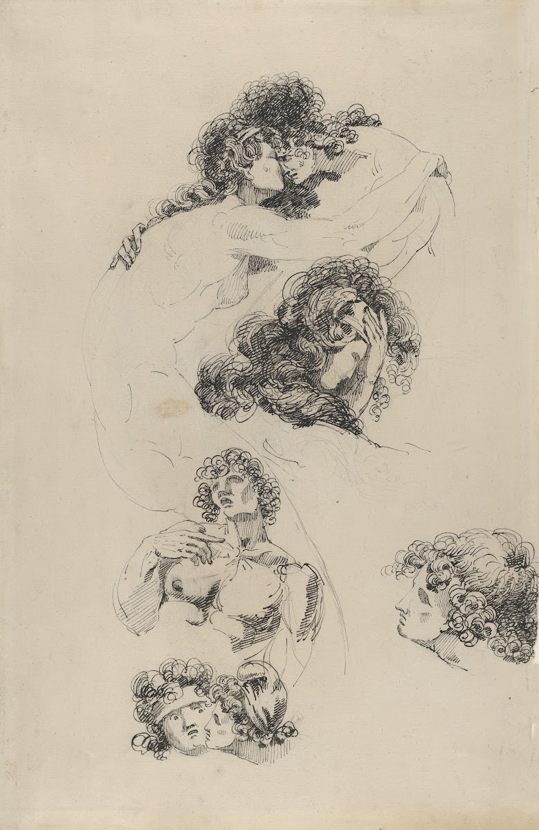Studies of Lovers Embracing 1779