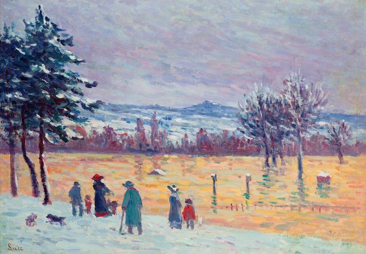 Linondation à Longchamp 1912