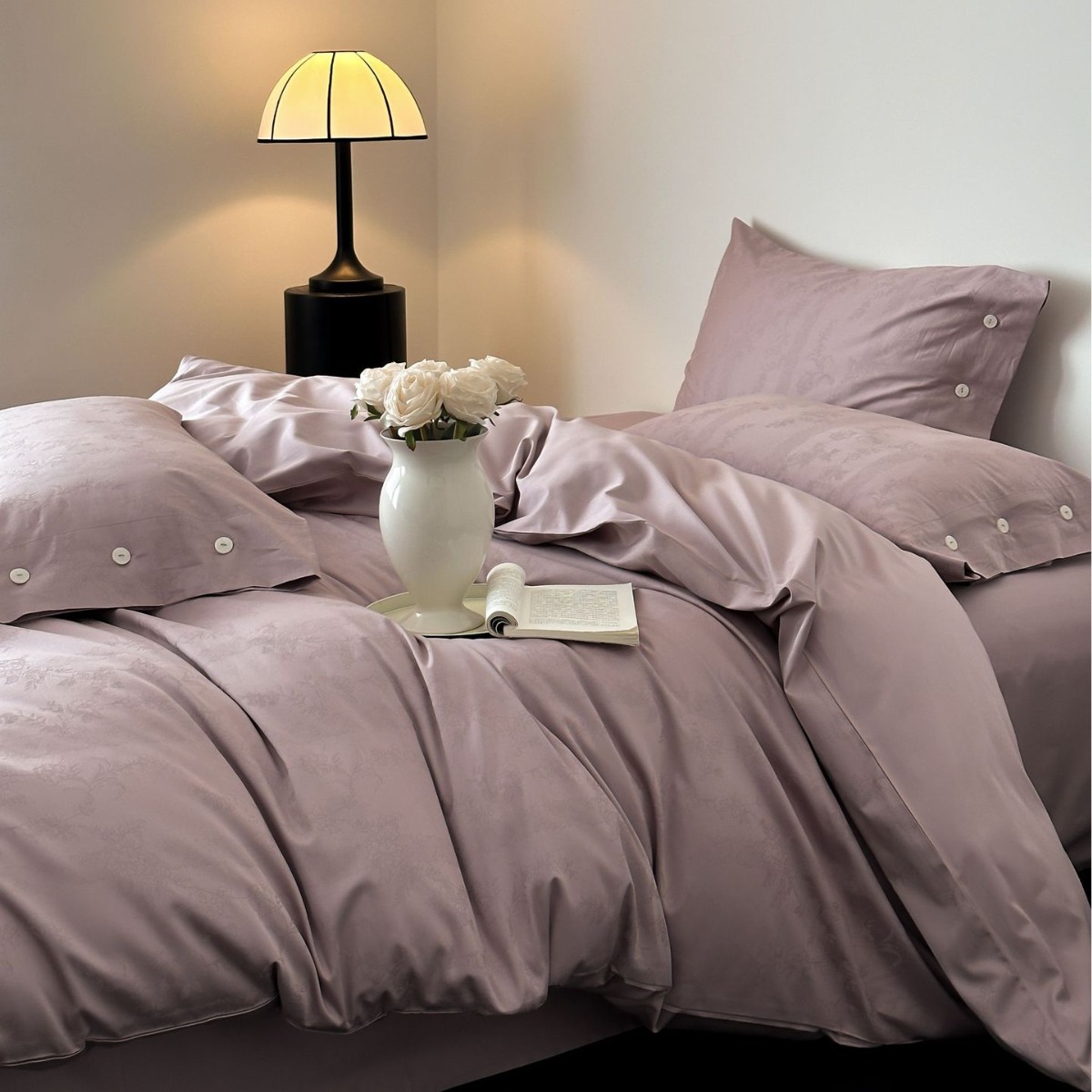 Long-staple Cotton Bedding Set, 4-piece, 100S