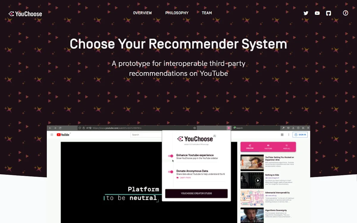 Captura de YouChoose