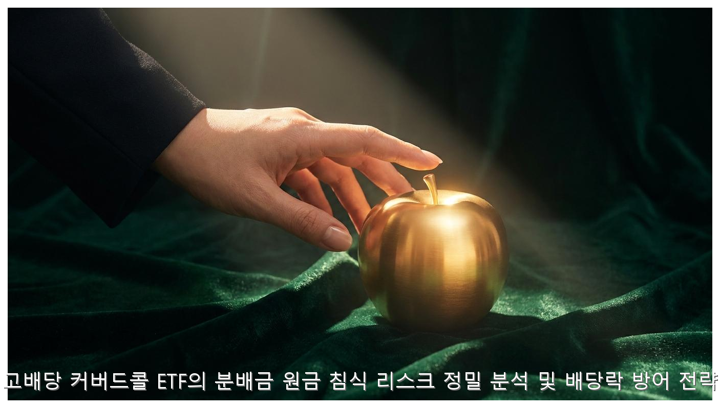고배당 커버드콜 ETF의 분배금 원금 침식 리스크 정밀 분석 및 배당락 방어 전략 핵심 안내 및 분석 인포그래픽 (2)