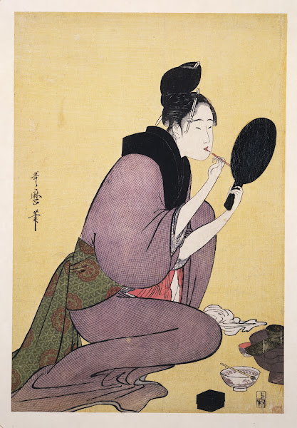 Kuchi beni  Painting the lips 1793 1804