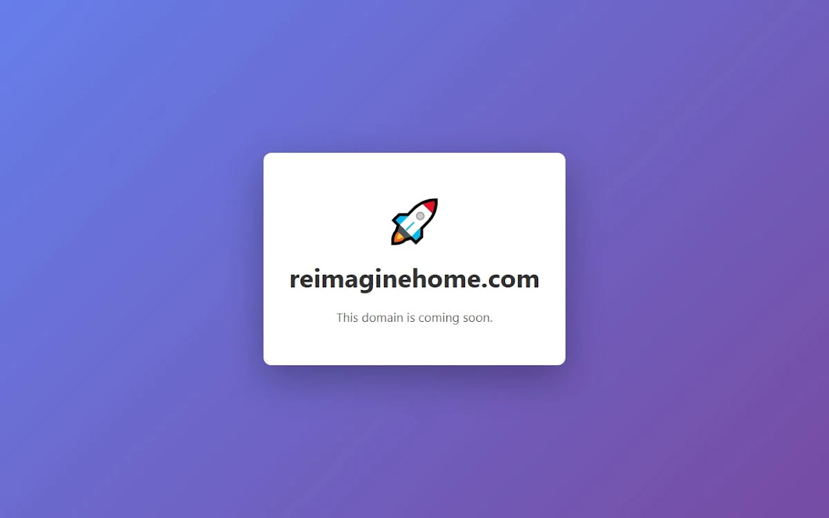 Captura de REimagineHome