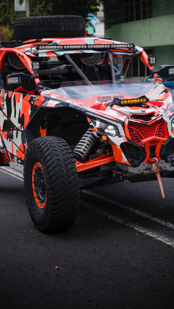 Polaris RZR · Camo Naranja