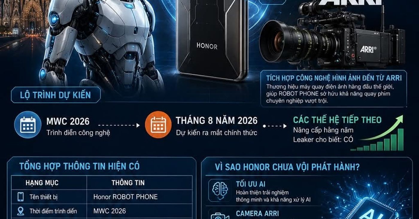 Honor ROBOT PHONE ได้รับการยืนยันว่ามีมากกว่าหนึ่งรุ่น #Honor #ROBOTPHONE #AIPhone #ARRI #MWC2026 #HonorAI #RobotPhone #PhoneThoiAI #เทคโนโลยี #ข่าวเทคโนโลยี