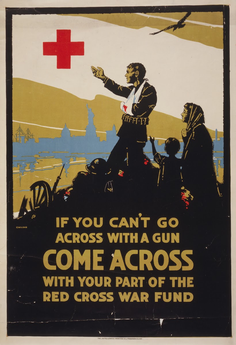 If You Cant Go Across With A Gun Come Across With Your Part Of The Red Cross War