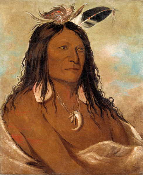 Eé Shah Kó Nee Bow And Quiver First Chief of The Tribe 1834