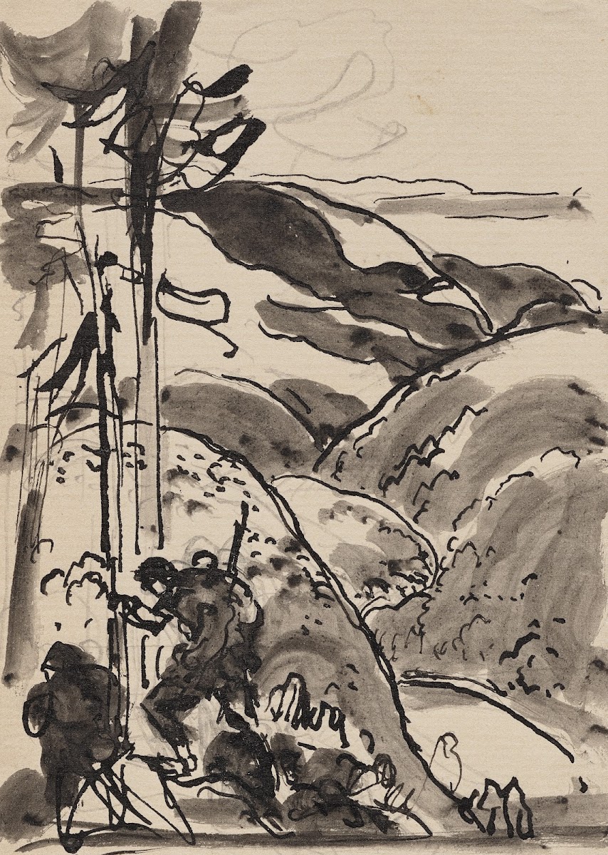 Dans les Vosges 1914