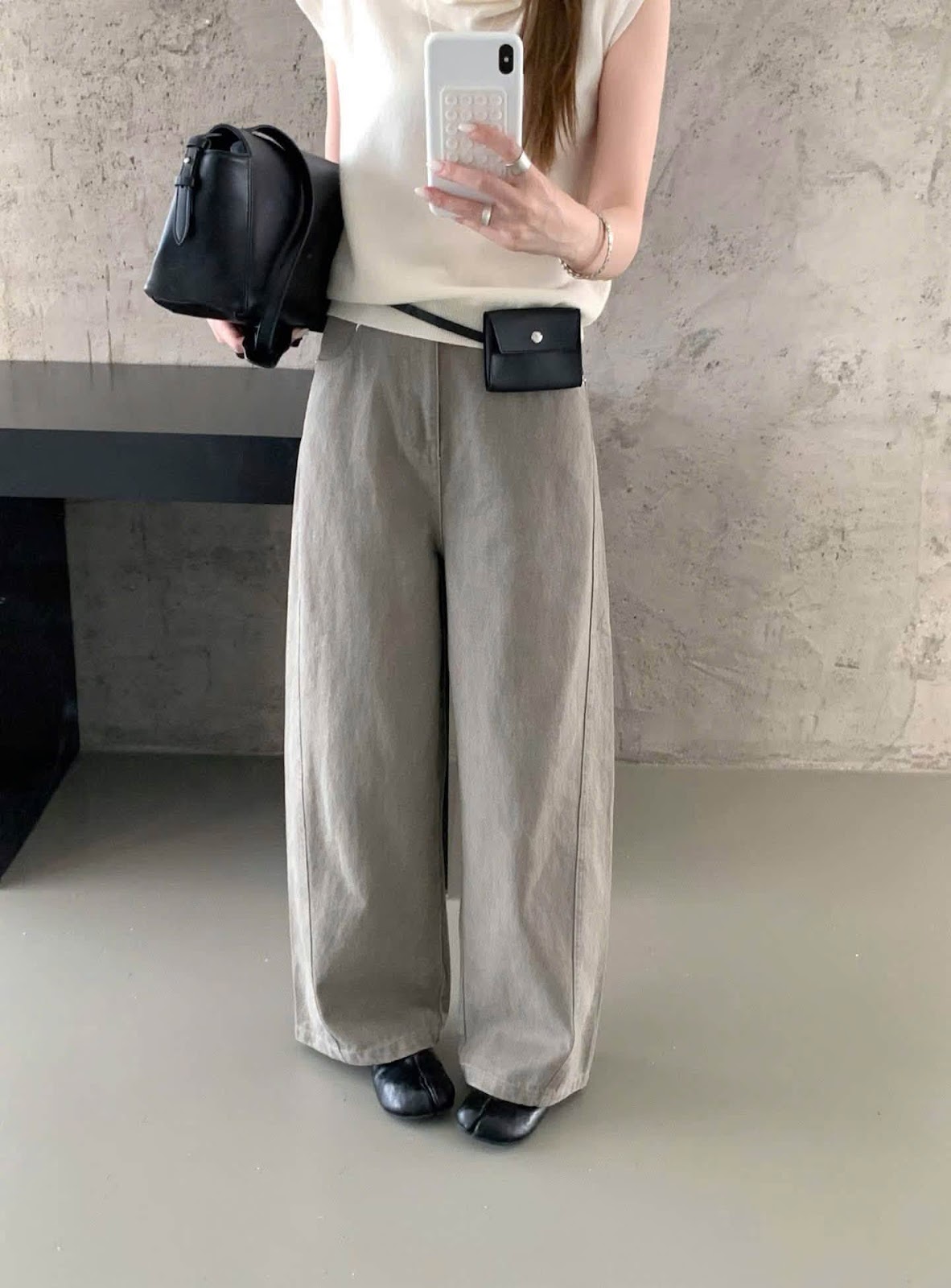 Quần jean trơn chạy đường lai bên XONXEN SHOP 3829 – Image 6