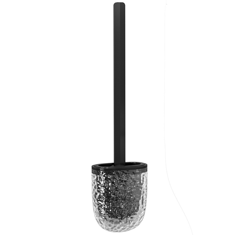 Silicone toilet brush, wall-mounted