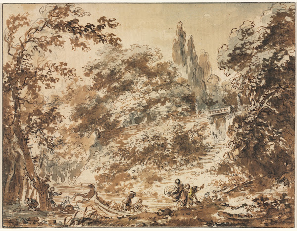 Scene in a Park c 1760