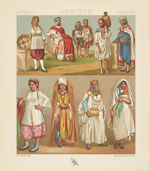 Les populations Barbareques  costumes de lAlgérie  et de la Tunisie 1876 1888