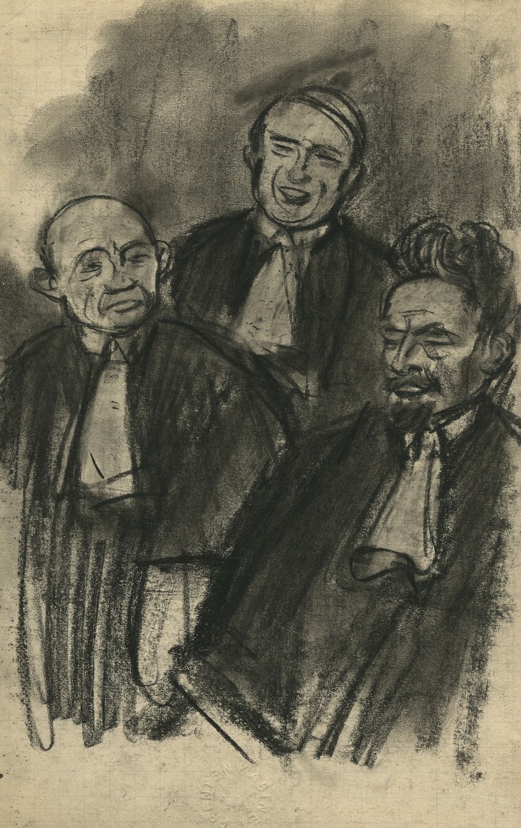 3 mannen in toga