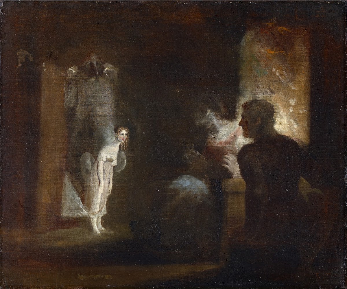 Undine Enters the House of the Fisherman and His Wife 1821
