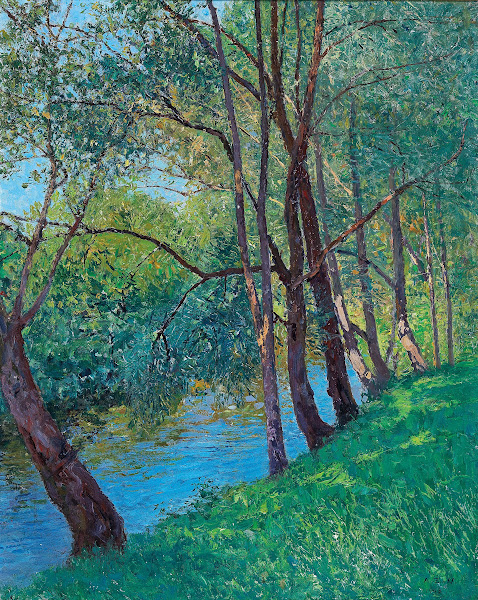The Stream in the Au on the Krems Lower Austria KremsDanube 1909