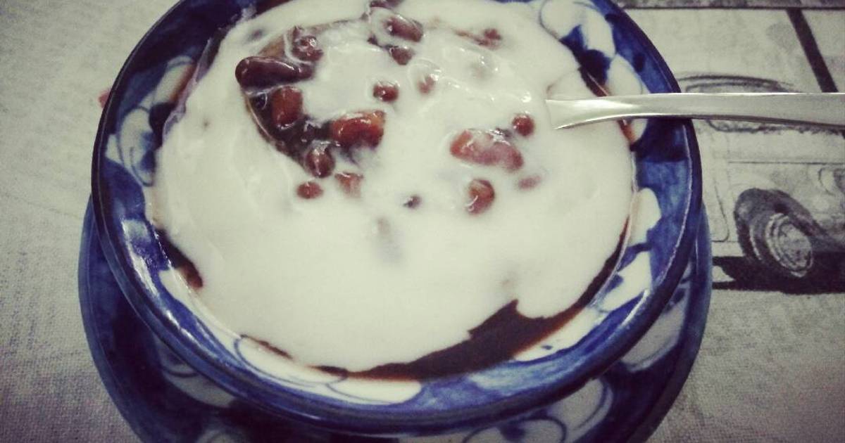 Chè đậu đỏ nước cốt dừa