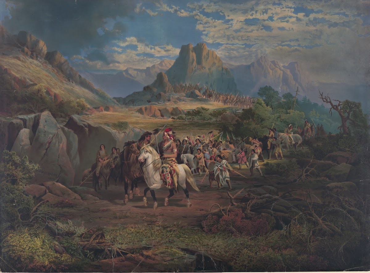On the war path 1872