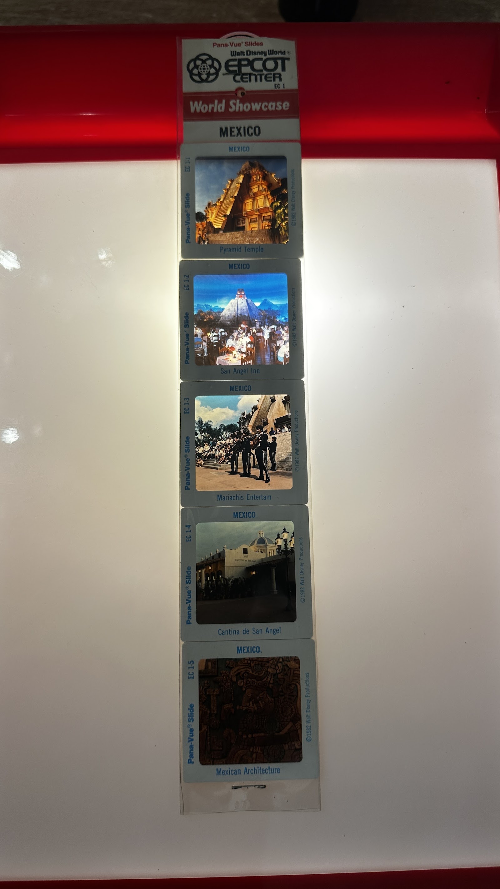 Four sets of vintage 1960s–1970s travel slides documenting Vermont landscapes and attractions