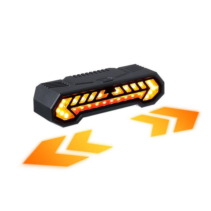Bicycle Projection Rear Light with Turn Signal, 1200 mAh