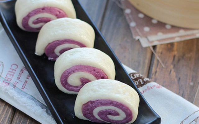 Bánh Bao Khoai Lang Tím