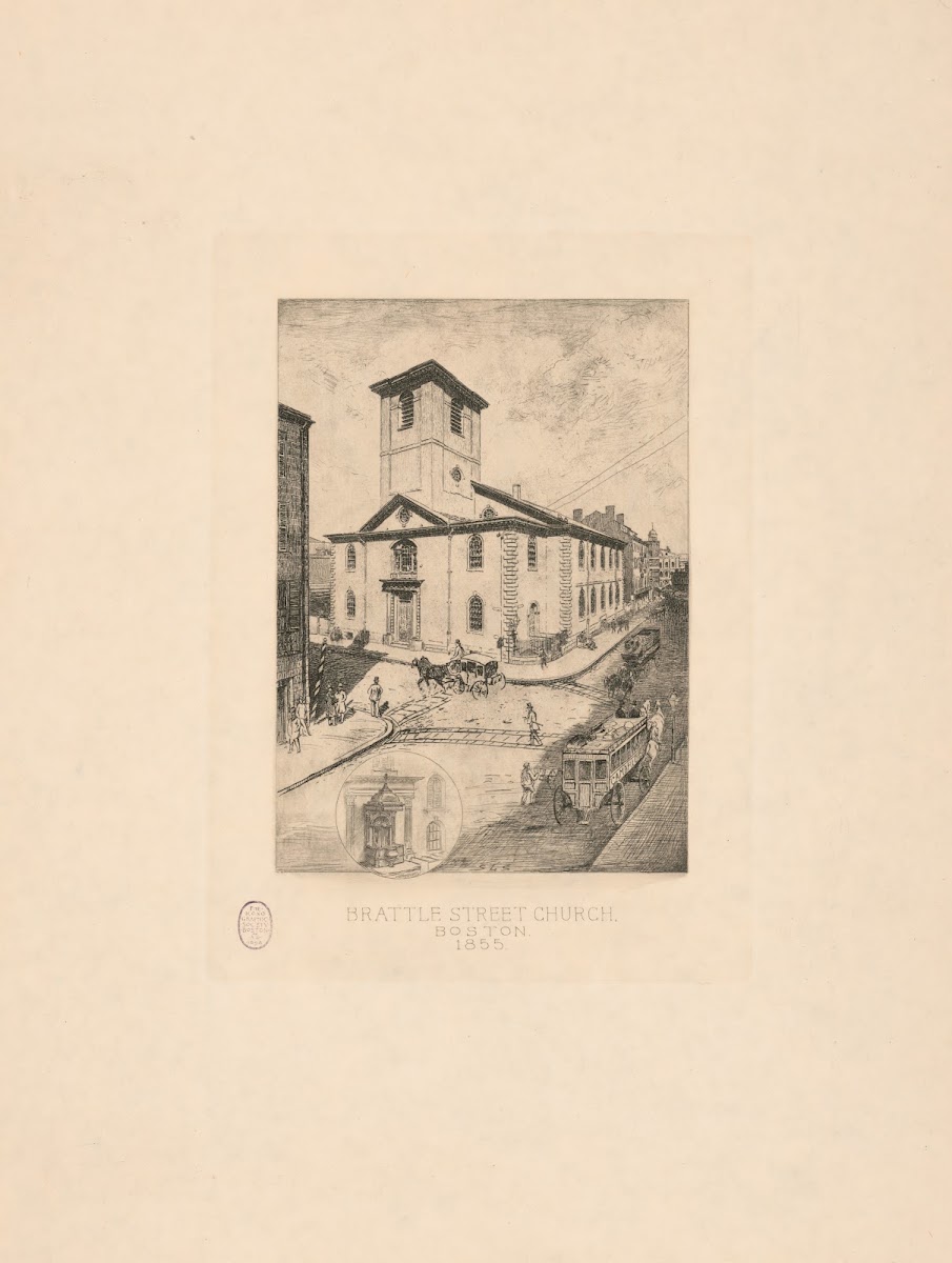 Brattle Street Church Boston 1855 1911