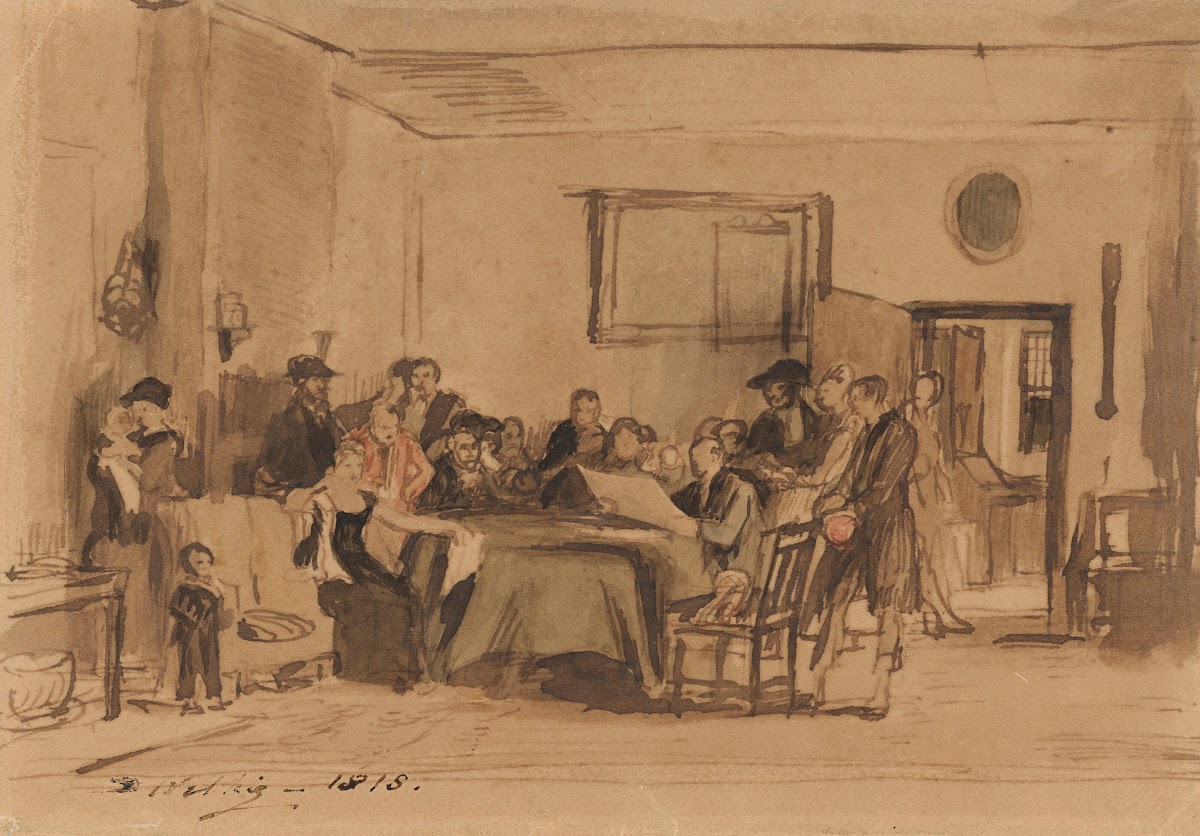 Sketch for Reading the Will 1818
