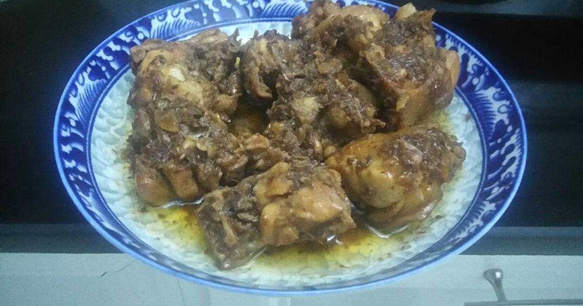 Gà kho xả ớt