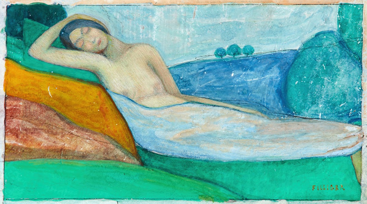 Le Repos ou Sainte endormie ou Figure couchée 1889 1890