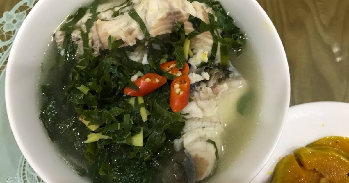 Canh cá quả lá lốt