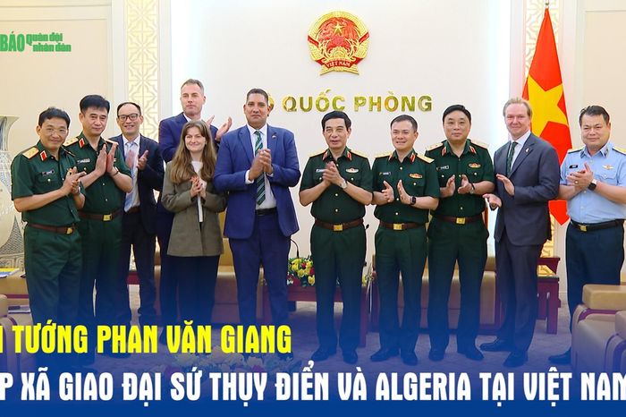 Đại tướng Phan Văn Giang tiếp xã giao Đại sứ Thụy Điển và Algeria tại Việt Nam - Báo Quân Đội Nhân Dân