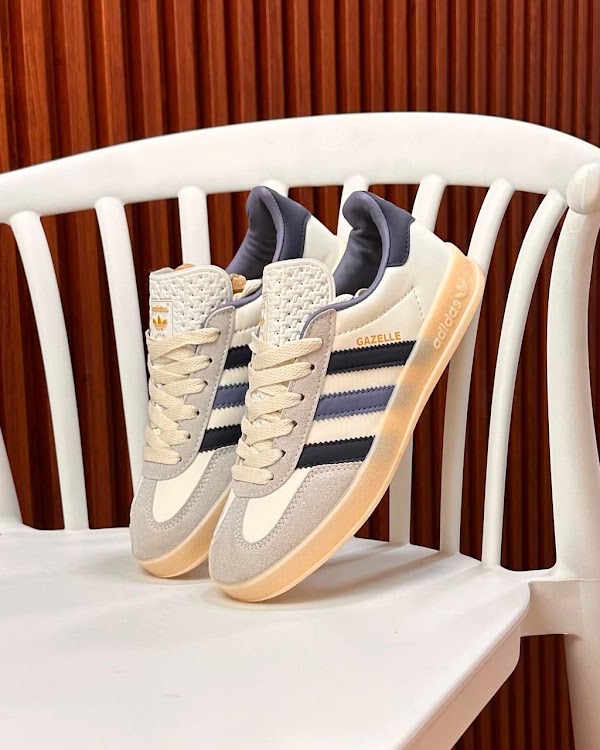 Adidas Gazelle Beige Azul