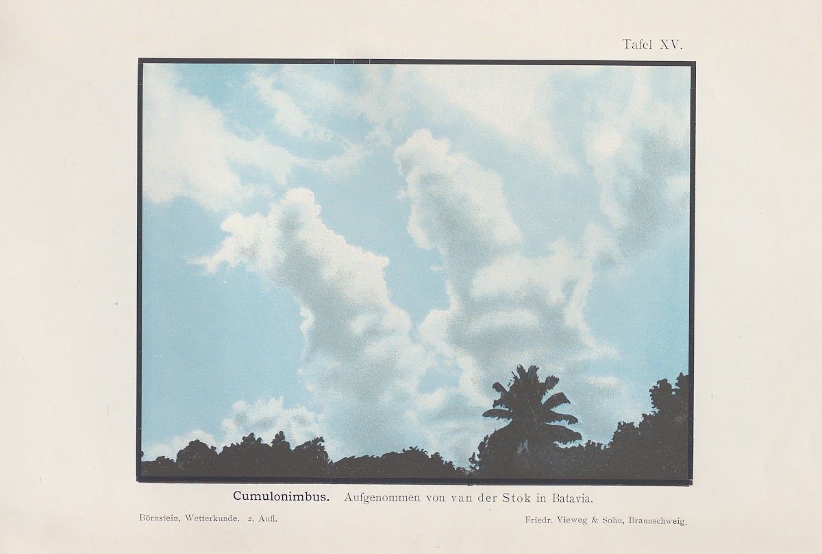 Cumulonimbus Aufgenommen von van der Stok in Batavia 1906