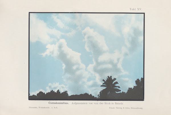 Cumulonimbus Aufgenommen von van der Stok in Batavia 1906
