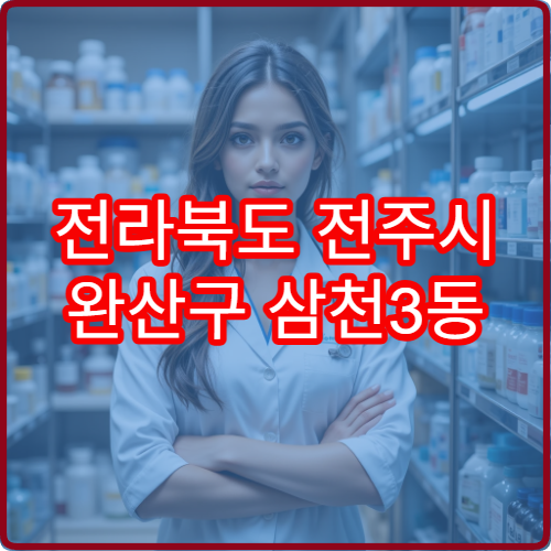 전라북도 전주시 완산구 삼천3동 야간 영업 약국 총정리 – 삼천3동 외곽지역 야간 문 여는 약국 안내