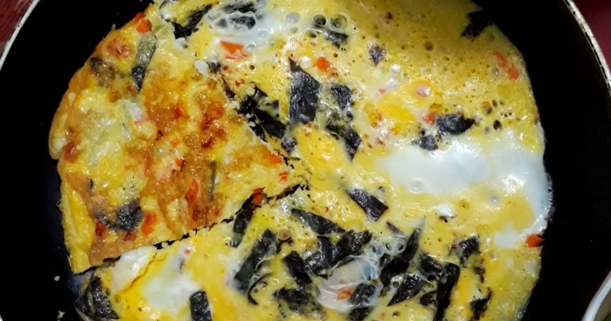 Trứng rán rong biển🥚🥕🥕