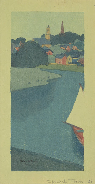 Ipswich Town or Harbor Scene circa 189395