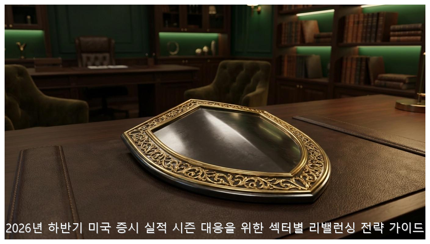2026 하반기 미국주식 실적 시즌 대응 섹터 리밸런싱 전략 핵심 안내 및 분석 인포그래픽 (5)