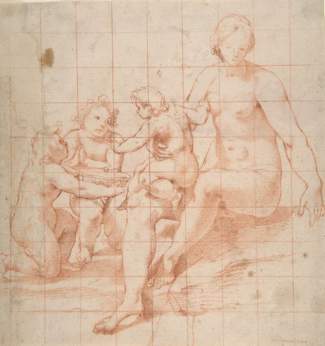 Study for a Virgin and Child with Two Angels 154497