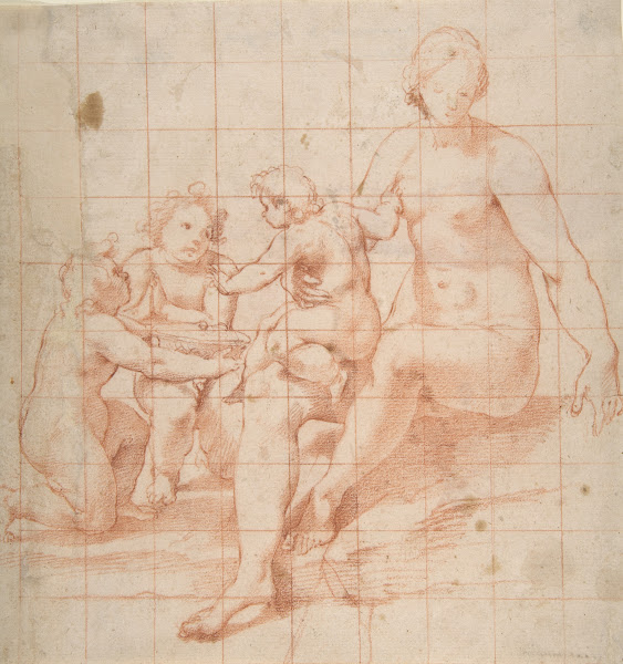 Study for a Virgin and Child with Two Angels 154497